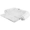 Pat Protectie Harvey, 90 x 90 cm, Alb/Negru