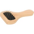 Perie Tesala Soft, Maner Lemn/Peri Metalici, 6 x 13 cm