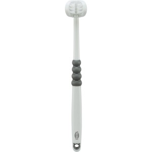 Periuta de Dinti cu 3 Capete, 18 cm, Alb/Gri