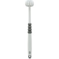 Periuta de Dinti cu 3 Capete, 18 cm, Alb/Gri