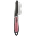 Pieptene Descalcitor Cu Dinti Alternanti, 22 cm, Roz/Negru