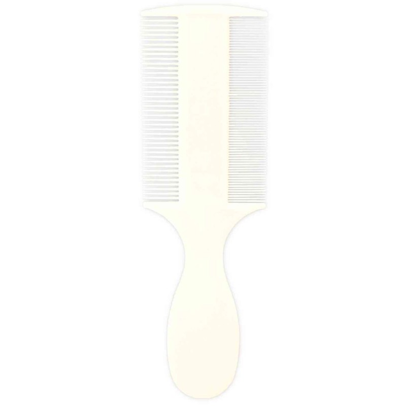 Pieptene Dublu Pentru Indepartare Purici/Praf, Cu Maner, 14 cm