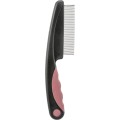 Pieptene Pentru Indepartare Purici/Praf, 15 cm, Roz/Negru