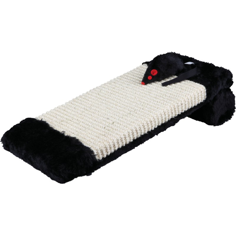 Placa cu Sisal de Zgariat, Pe Rola, 15 x 35 cm, Natural/Negru