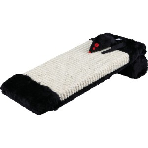 Placa cu Sisal de Zgariat, Pe Rola, 15 x 35 cm, Natural/Negru