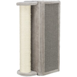 Placa Cu Sisal De Zgariat, Pentru Colt, 19 x 58 x 19 cm, Gri