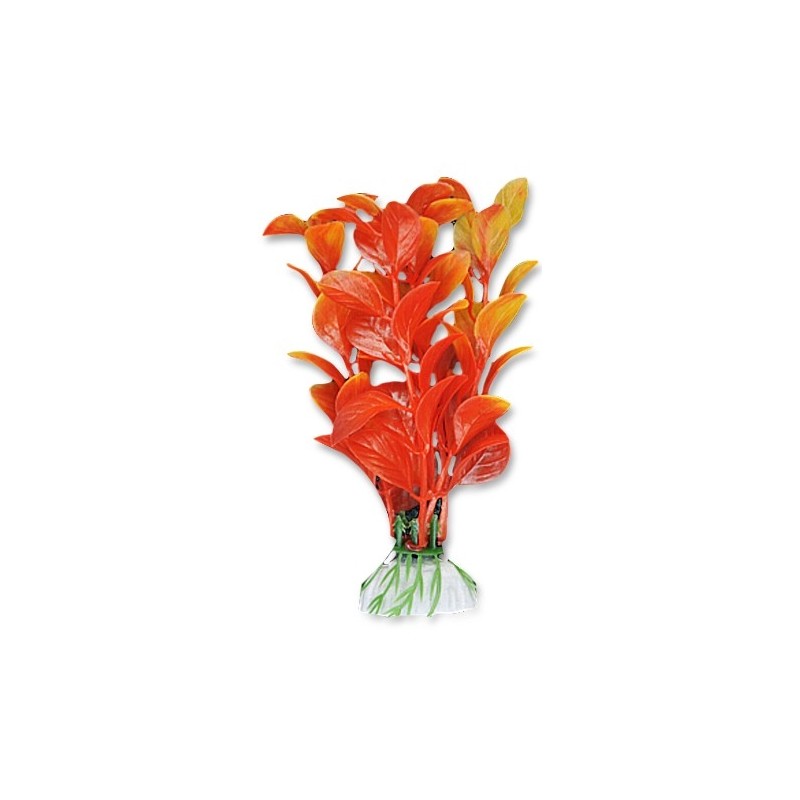 Planta Artificiala Pentru Acvariu, Blister, 10 cm, Rosu/Galben