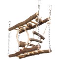 Pod Supendat pentru Rozatoare, cu Lant, Lemn, 27 x 17 x 7 cm