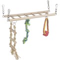 Pod Suspendat pentru Rozatoare, cu Jucarii, Lemn, 29 x 25 x 9 cm