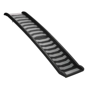 Rampa Pliabila, 2 Elemente, Plastic/TPR, 39 x 160 cm, Pana la 70 kg, Negru/Gri