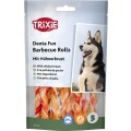 Recompensa Denta Fun, Rulouri cu Pui BBQ, 12 cm, Continut 10 buc/80 g
