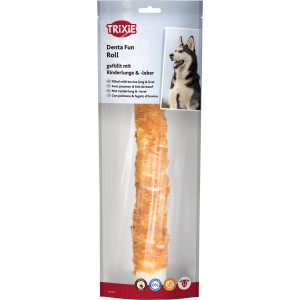 Recompensa Pentru Caini, Denta Fun, Rulou Cu Pui/Umplutura Vita, 150 g / 28 cm