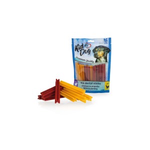 Recompense Pentru Caini, Mix Dental, Pui & Propolis si Miel & Patrunjel, 250g