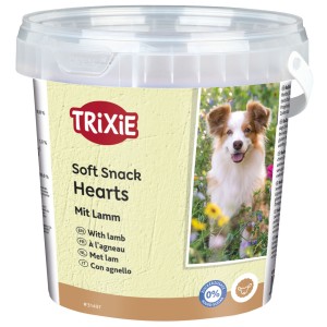 Recompense Pentru Caini, Soft Happy, Inimi Cu Miel, 500 g