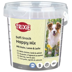 Recompense Pentru Caini, Soft Happy Mix Cu Pui/Miel/Somon, 500 g