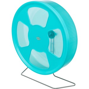 Roata De Alergare Pentru Rozatoare, Cu Suport, Plastic, 33 cm, Diverse Culori