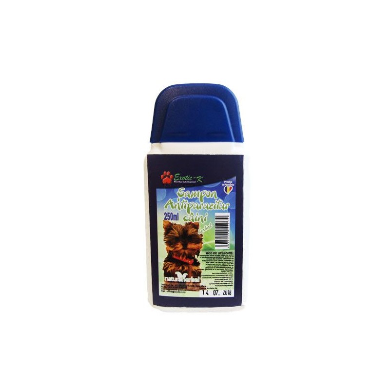Sampon Antiparazitar Herbal Exo, Caini, 250 ml