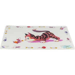 Servet Comical-Cat pentru Castron, Pisici, Plastic, 44 x 28 cm
