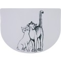Servet Pussy Cats pentru Castron, Pisici, Plastic, 40 x 30 cm, Alb