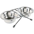 Set 2 Castroane Inox Cu Suport Metalic