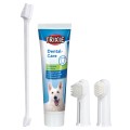 Set Igiena Dentara Pentru Caini, Pasta De Dinti 100 g Si Periuta De Dinti