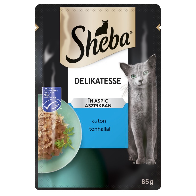 Hrana Umeda pentru Pisici, cu Ton in Aspic, 85 g