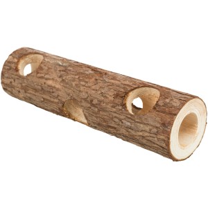 Tunel Tub Pentru Hamsteri, Lemn, 7-8 cmx30 cm, Maro