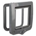 Usa Batanta pentru Pisici, 2 Way, 20 x 22 cm, Culoare Gri