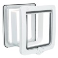 Usa Batanta XXL pentru Pisici, 4 Way, cu Tunel, 24 x 28 cm, Culoare Alb