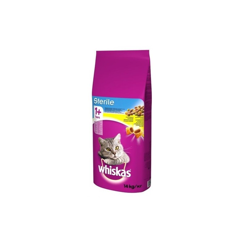 Whiskas Uscat Steril, Pui, 14kg