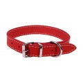 Zgarda Exo L0-L6, Simplu, Piele, Rosu, Dimensiune L2: 45/2 cm