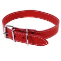Zgarda Exo L0-L6, Simplu, Piele, Rosu, Dimensiune L4: 62/3 cm