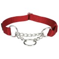 Zgarda Premium, Semistrangulanta, Rosu, Marime S-M: 30-40 cm/15 mm