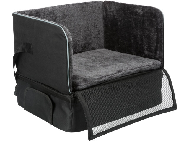 Scaun Auto Pentru Caini, 45x38x37 cm, Pana la 8 kg, Negru, 1322	