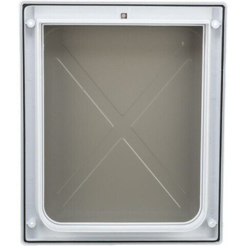 Usa Batanta Pentru Caini, 2-Way, S-M: 30x36 cm, Alb, 3878	