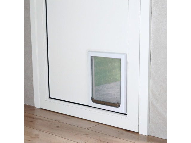 Usa Batanta Pentru Caini, 2-Way, S-M: 30x36 cm, Alb, 3878	