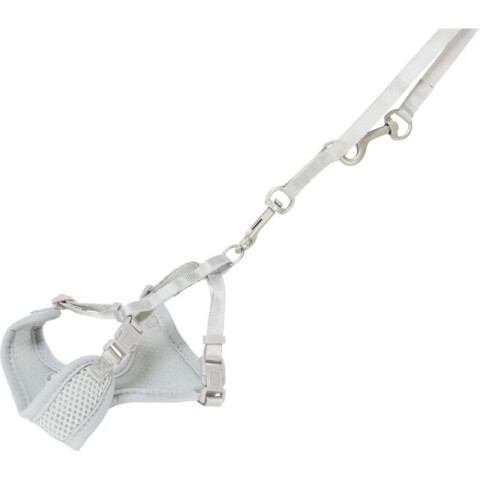 Ham Si Lesa, Soft, Pentru Caini Juniori, S-M: 26-34 cm/10 mm, 2.00 m, Gri, 15560	