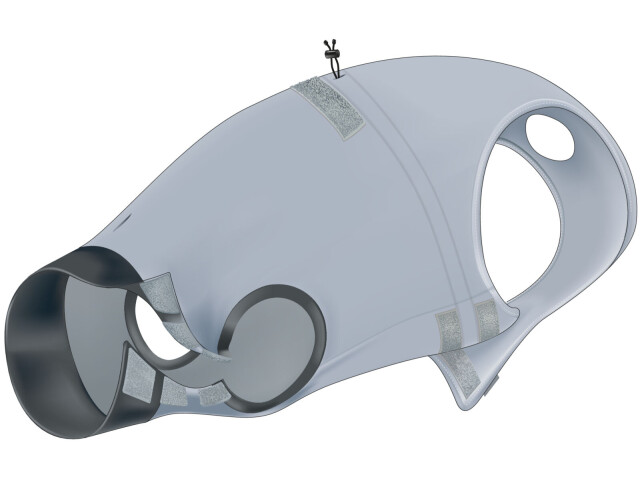 Body Protectie Pentru Caini, M-L: 50 cm, Gri, 19536