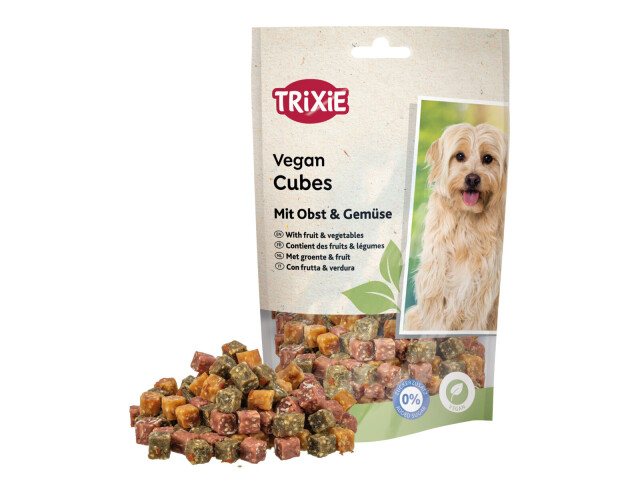 Recompense Pentru Caini, Vegan, Cuburi cu Cartofi Dulci, Legume si Fructe, 100 g, 31286