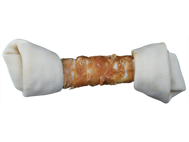 Recompensa Pentru Caini, Denta Fun, Os Innodat Cu Pui, 25 cm/ 22 g 31320	