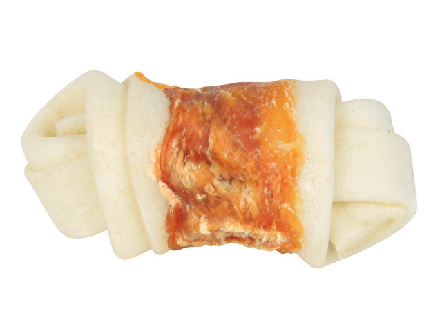 Recompense Pentru Caini, Denta Fun, Oase Innodate Cu Pui, 5 cm/ 5 buc/70 g 31321	