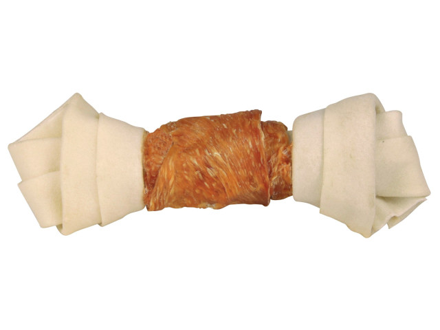 Recompensa Pentru Caini, Denta Fun, Os Innodat Cu Pui, 18 cm/120 g 31324	