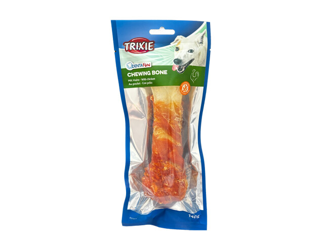 Recompensa Pentru Caini, Denta Fun, Os Presat Cu Pui, 17 cm/140 g 31344	