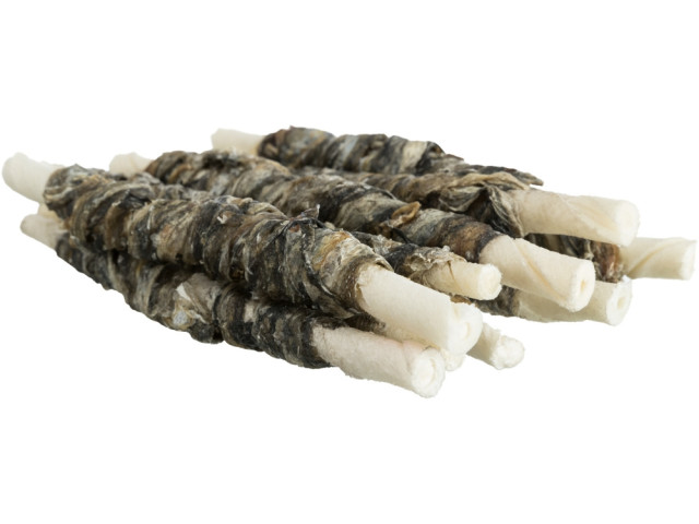 Recompense Pentru Caini, Denta Fun, Rulouri Cu Peste,10 buc/75 g/12 cm, 31387	