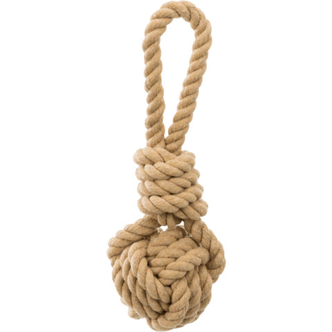 Jucarie Pentru Caini, Be Nordic, Minge Nod Pe Sfoara, 7/20 cm, 32632