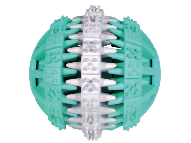 Jucarie Pentru Caini, Denta Fun, Minge, Aroma Menta, Cauciuc, 7 cm 32942