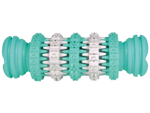 Jucarie Pentru Caini, Denta Fun, Os, Aroma Menta, Cauciuc, 11.5 cm 32943