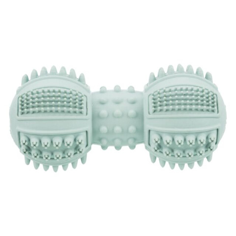 Jucarie Pentru Caini, Junior, Gantera, Cauciuc, 9 cm, Diferite Culori, 33343