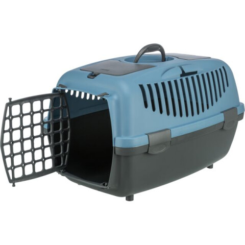 Cusca De Transport, Capri 2, XS-S: 37x34x55 cm, Pana la 8 kg, Gri/Albastru, 39822	
