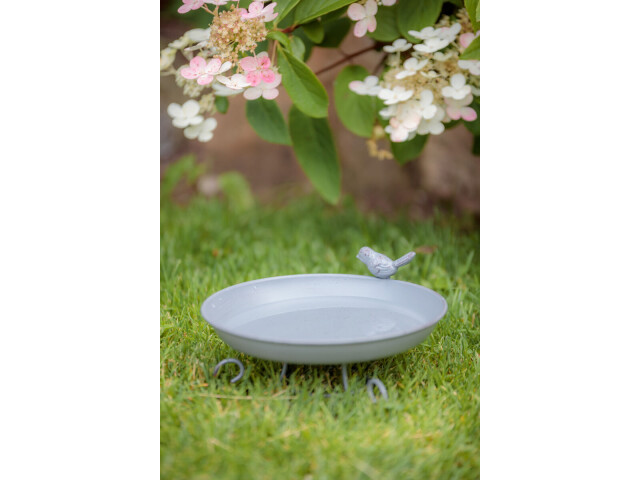 Adapator Exterior Pentru Pasari, Metal, 800 ml/22 cm, Gri, 55510